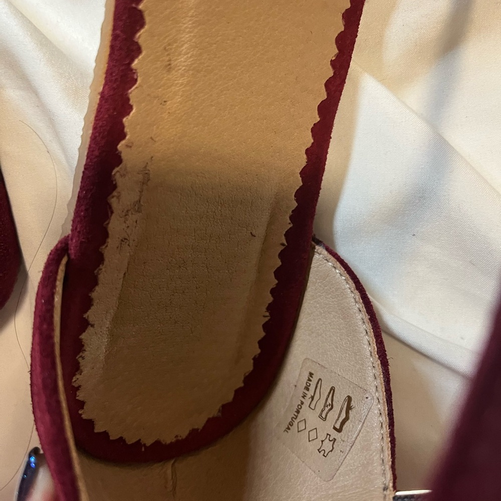 Barefoot Shapen Women Shoes Size 39 Burgundy/Red - Picture 3 of 9